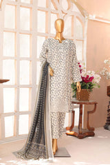 Meenakari by Hz Unstitched 3 Piece Premium Emb Collection'2023-PMK-172