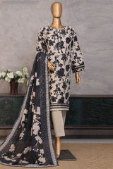 Nennokari By HZ Stitched 3 Piece Festive Hues Suit-PNE-108