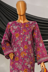 Intermix Thread & Needle By HZ Stitched 3 Piece Emb Cambric Suit-POEL-3P-011-Magenta