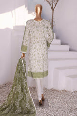 HZ Platinum Unstitched 3 Piece Digital Printed Lawn Suit-PPC-06