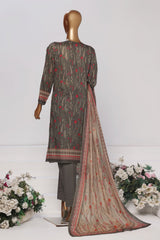 HZ Platinum Unstitched 3 Piece Printed Lawn Collection-PPC-168