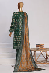 HZ Platinum Unstitched 3 Piece Printed Lawn Collection-PPC-173