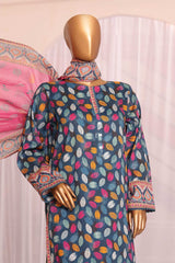 HZ Platinum Unstitched 3 Piece Digital Printed Lawn Vol-03 Collection'2025-PPC-188