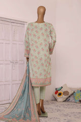 HZ Platinum Unstitched 3 Piece Digital Printed Lawn Vol-03 Collection'2025-PPC-193