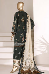 Sada Bahar Stitched 3 Piece Printed Lawn Vol-07 Suit-PR-1001-GREEN