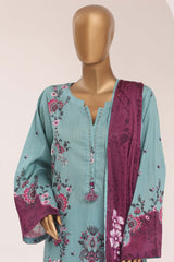 Sada Bahar Stitched 3 Piece Printed Lawn Vol-10 Suit-PR-1122-FEROZI