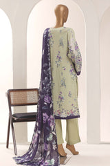 Sada Bahar Stitched 3 Piece Printed Lawn Vol-12 Suit-PR-1123-MINT
