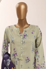 Sada Bahar Stitched 3 Piece Printed Lawn Vol-12 Suit-PR-1123-MINT