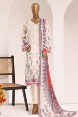 Sada Bahar Stitched 3 Piece Printed Lawn Vol-10 Suit-PR-1125-CREAM