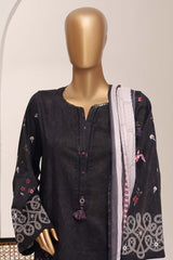 Sada Bahar Stitched 3 Piece Printed Lawn Vol-11 Suit-PR-1144-BLACK