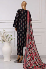 Sada Bahar Stitched 3 Piece Printed Lawn Vol-04 Suit-PR-1303-Black