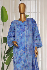 Sada Bahar Stitched 3 Piece Printed Lawn Vol-03 Suit-PR-2728-Blue