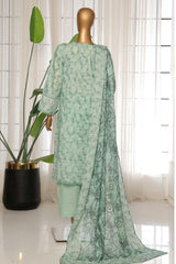 Sada Bahar Stitched 3 Piece Printed Lawn Vol-03 Suit-PR-2736-Mint