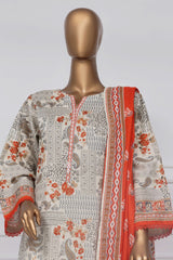 Sada Bahar Stitched 3 Piece Printed Lawn Vol-01 Collection'2025-PR-2746-Skin