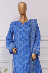 Sada Bahar Stitched 3 Piece Printed Lawn Vol-04 Suit-PR-2748-Blue