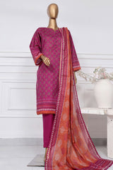 Sada Bahar Stitched 3 Piece Printed Lawn Vol-01 Suit-PR-2764-Atishi