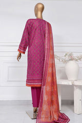 Sada Bahar Stitched 3 Piece Printed Lawn Vol-01 Suit-PR-2764-Atishi