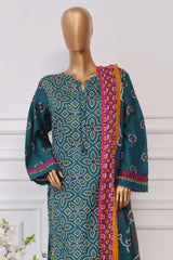 Sada Bahar Stitched 3 Piece Printed Lawn Vol-04 Suit-PR-334-Green