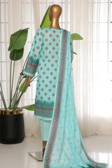 Sada Bahar Stitched 3 Piece Printed Lawn Vol-03 Collection'2025-PR-342-Ferozi