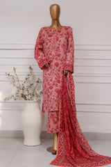 Sada Bahar Stitched 3 Piece Printed Lawn Vol-04 Collection'2025-PR-5274-Pink