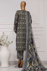 Sada Bahar Stitched 3 Piece Printed Lawn Vol-04 Suit-PR-5279-Blue