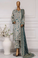 Sada Bahar Stitched 3 Piece Printed Lawn Vol-04 Suit-PR-5291-Off White