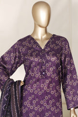 Sada Bahar Stitched 3 Piece Printed Lawn Vol-03 Suit-PR-83 B-PURPLE