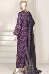 Sada Bahar Stitched 3 Piece Printed Lawn Vol-03 Suit-PR-83 B-PURPLE