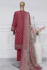 Sada Bahar Stitched 3 Piece Printed Lawn Vol-01 Suit-PR-9481-Brown