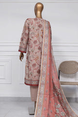 Sada Bahar Stitched 3 Piece Printed Lawn Vol-01 Suit-PR-9495-Brown