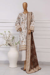 Sada Bahar Stitched 3 Piece Printed Lawn Vol-04 Suit-PR-9511-Azure
