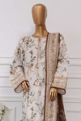 Sada Bahar Stitched 3 Piece Printed Lawn Vol-04 Suit-PR-9511-Azure