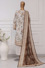 Sada Bahar Stitched 3 Piece Printed Lawn Vol-04 Suit-PR-9511-Azure