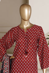 Sada Bahar Stitched 3 Piece Printed Lawn Vol-09 Suit-PR-957-BROWN
