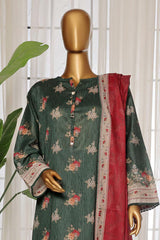 Sada Bahar Stitched 3 Piece Printed Lawn Vol-03 Suit-PR-9531-Green