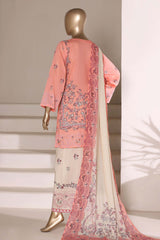 Sada Bahar Stitched 3 Piece Printed Lawn Vol-07 Suit-PR-991-PEACH