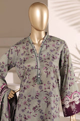 Sada Bahar Stitched 3 Piece Printed Lawn Vol-08 Suit-PR-993-GREEN