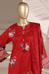 Sada Bahar Stitched 3 Piece Printed Lawn Vol-08 Suit-PR-998-RED