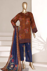 Sada Bahar Stitched 3 Piece Printed Lawn Vol-07 Suit-PR-999-MUSTARD