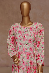 Florence By HZ Stitched 2 Piece Raw Silk Frock Suit-PRF-104