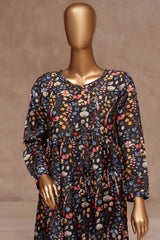 Florence By HZ Stitched 2 Piece Raw Silk Frock Suit-PRF-108