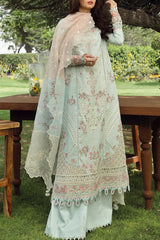Qalamkar Unstitched 3 Piece Emb Festive Lawn Suit-PS-01-Alizay