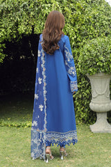 Qalamkar Unstitched 3 Piece Emb Festive Lawn Suit-PS-08-Farheen