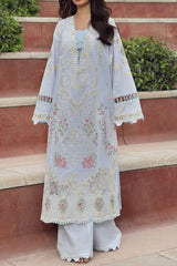 Qalamkar Unstitched 3 Piece Emb Festive Lawn Suit-PS-10-Zaib