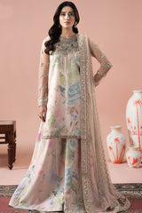 Rangeen By Ramsha Unstitched 3 Piece Luxury Festive Formals Vol-01 Suit-PS-105