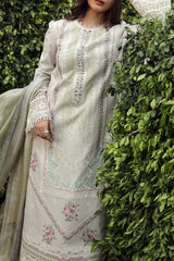 Qalamkar Unstitched 3 Piece Emb Festive Lawn Suit-PS-11-Rinnah