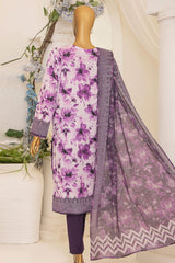 Printkari By HZ Unstitched 3 Piece Emb Slub Cambric Suit-PSC-206