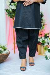 Suitsu Stitched Co Ords Collection-Noir 2-Piece Set