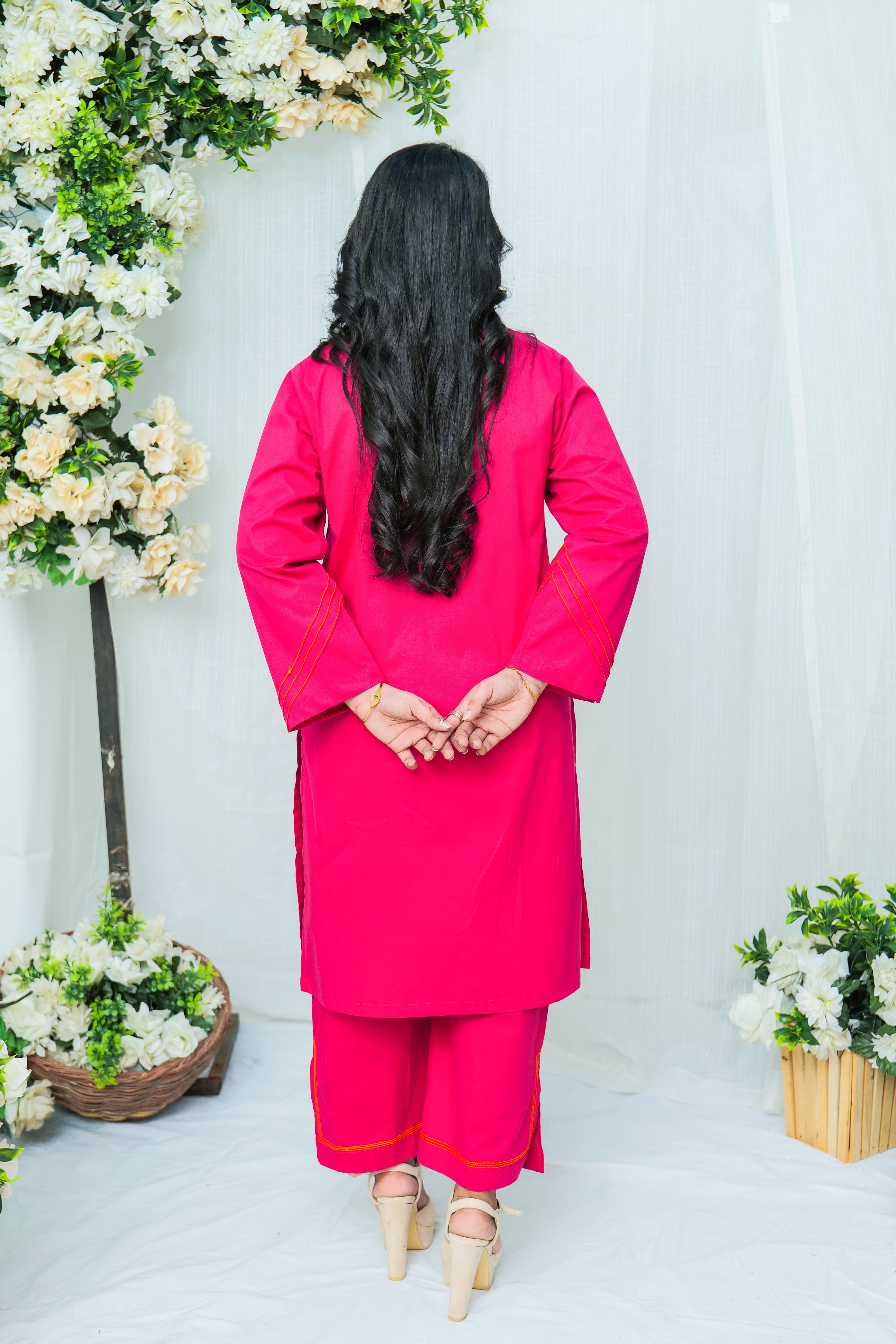 Suitsu Stitched Co Ords Collection-Roselia 2-Piece Set