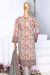 Summer Vibes By HZ Stitched 3 Piece Printed Lawn Vol-01 Suit-PSL-403